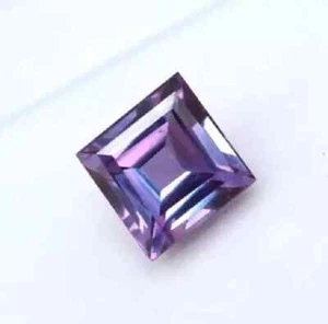 8.35 CT Certified Color Changing Natural Alexandrite Loose Gemstone Square Cut - Picture 1 of 7