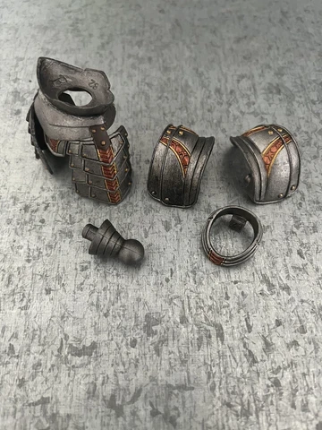 Mythic Legions Xylernian Guard parts knight shoulder waist armor neck peg 1/12 Cover