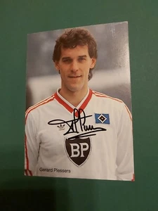 Hamburgo SV, G. Plessers, tarjeta de autógrafo, fútbol - Imagen 1 de 1