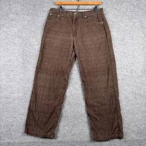 Vintage Levis 501 Jeans Mens 32x27 Brown Corduroy Denim Pants Faded Made In USA - Picture 1 of 10