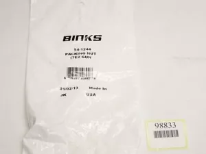 Binks 54-1244 Packing Nut 7E2 Gun / Neu OVP - Picture 1 of 2