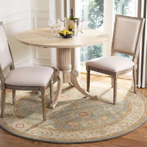 Safavieh Antiquity BLUE / IVORY 3'-6" X 3'-6" Round Area Rug - AT314A-4R - Picture 1 of 3