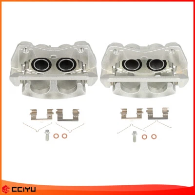 Front Disc Brake Calipers w/ Bracket Left Right For 2009-2015 Honda Pilot Foto 1 de 4