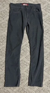 Levi's Mens 511 Corduroy Skinny Pants 29x29 Dark Grey Blank White Tab - Picture 1 of 11