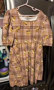 Girls Pokémon Eevee Short Sleeve Dress Size Large + (10/12 +) Lightly USED LG+ - Picture 1 of 8