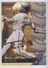 1995 Classic 5 Sport Signings Red Auto Edition /1995 Barry Bonds #S93