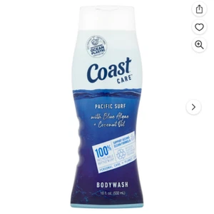 Coast Care 6-Pack Body Wash, Pacific Coast- 18 oz Sea Salt Shea Butter - Picture 1 of 2