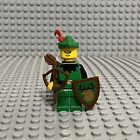 Lego Castle Forestmen Minifigure Cas321 Red Feather Quiver Bow And Shield 6071
