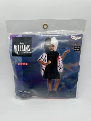 Disfraz Disney Villanos Cruella De Vil Kit de Accesorios Peluca y Estola. Talla 4+ Foto 1 de 4