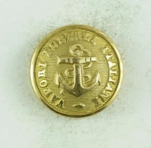 Uniforme de Correos Naval Italiano Años 1890-1920 Botón Original H4CT - Imagen 1 de 2