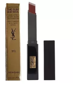 Yves Saint Laurent Slim Velvet RADICAL Matte Lipstick ~ 315 Boundless Maroon - Picture 1 of 2
