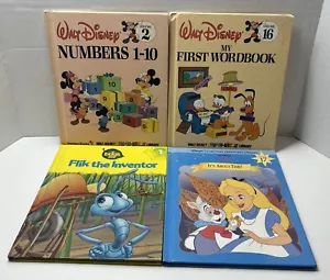 Lot of 4 Walt Disney Hardcover Books - Foto 1 di 15