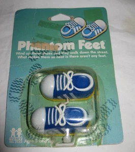 PHANTOM FEET, 1980 WIND UP TOY, WALKING SHOES BY TOMY - Picture 1 of 7