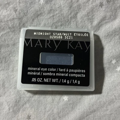 New In Package Mary Kay Mineral Eye Color Midnight Star Full Size Fast Ship - Image 1 of 2