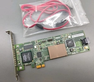 AMCC 9650SE-2LP Raid Controller PCI Express mit 2x SATA Kabel - Bild 1 von 4