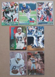 Lote de 7 cartas de Sean Dawkins Indianapolis Colts NFL - Imagen 1 de 2