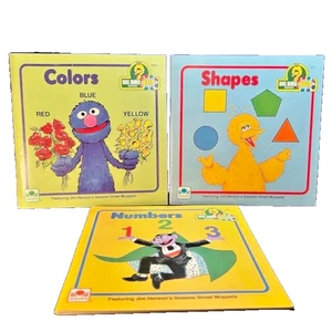 Big Bird Beep Books Lot of 3 Colors Shapes Numbers Early Learning Sesame Street - Picture 1 of 12