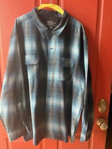 Turquoise and Black Pendleton - Picture 1 of 2