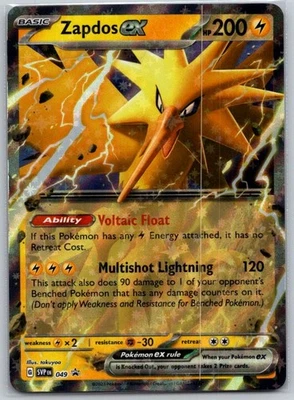 Zapdos ex - 049 SV: Scarlet & Violet Promo Cards NM - Image 1 of 2