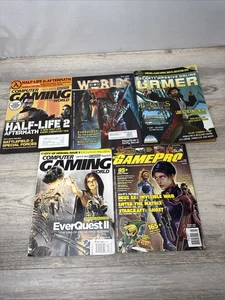Lot Of 5 Y2K Vintage Gaming Magazines GamePro Worlds EverQuest Pirates Half Life - Picture 1 of 6