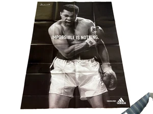 2004 Muhammad Ali Impossible Is Nothing Adidas 27 x 36 Boxing Poster - Picture 1 of 5