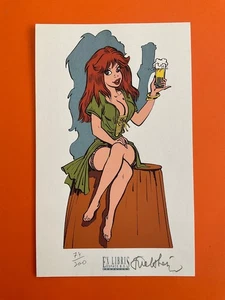 WALTHERY EX LIBRIS SIGNE SERIGRAPHIE RUBINE ESPACE BD NEUF - Picture 1 of 1