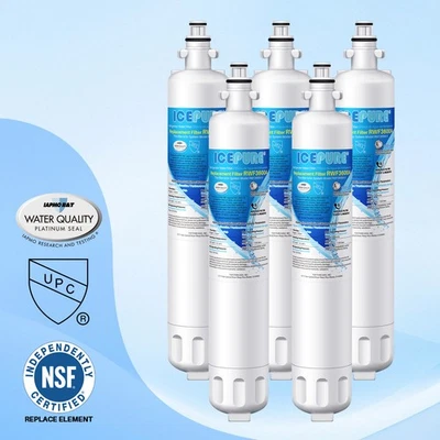 Fit For RWF1063 RWF3600A DWF-36 MPF15350 OPFG3-RF300 Water Filter Icepure 5PACK - Image 1 of 4