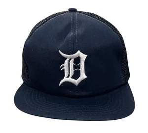 De colección 1980 Deadstock Detroit Tigers Béisbol Nuevo Con Etiquetas Camionero Snapback Gorra Gorra Antigua - Imagen 1 de 8