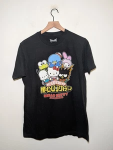 Sanrio Hello Kitty My Hero Academia Medium Shirt Black - Picture 1 of 6