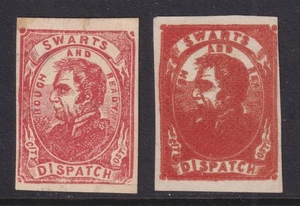 136L4 Swart's Dispatch Forgery A, A1 by JW Scott. Lyons CV $18.00. - Picture 1 of 1