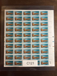 C121 US Air Mail Mint Sheet, 45 cent Pre-Columbian Customs, Mint NH - Picture 1 of 3