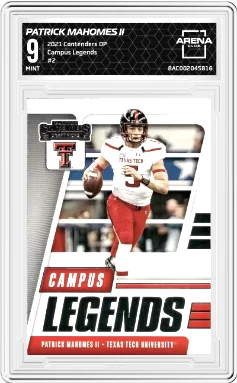 2021 Panini Contenders Draft Picks Patrick Mahomes II #2 Campus Legends AC 9 - Image 1 of 2