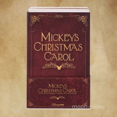 Disney Mickey's Christmas Carol 24-Day Advent Calendar Mystery Pin Set 2024 LE - Image 1 of 4