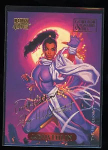 1994 MARVEL MASTERPIECES KRYSTALIN FIRMA LAMINA D'ORO # 64 - Foto 1 di 2