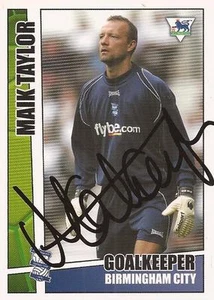 TARJETA COLECCIONABLE PREMIER STARS 2005/2006 FIRMADA POR MAIK TAYLOR + CERTIFICADO DE AUTENTICIDAD - Imagen 1 de 1