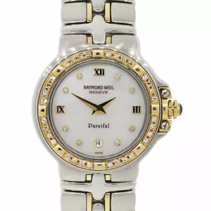 Raymond Weil Geneve Parsifal Diamond&Sapphire Women Quartz Writs Watch&Valuation - Picture 1 of 7