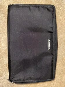 Vintage Case Logic Cassette Tape Holder Holds 30 Tapes Black Handle Strap - Picture 1 of 4