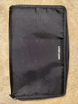 Vintage Case Logic Cassette Tape Holder Holds 30 Tapes Black  Handle Strap - Image 1 of 4