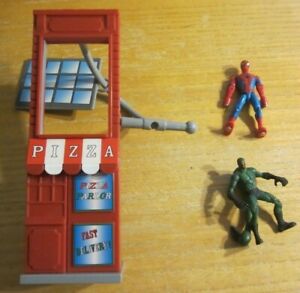 Spider-Man Stunt System Flip 'N Trap Pizza Parlor w/Scorpion Figure Action Set