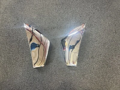 Par de cubiertas de parachoques trasero cromadas para Ferrari 330 GTC 275 GTS OEM Foto 1 de 4