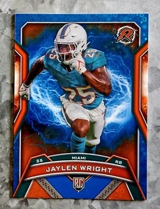 #158 JAYLEN WRIGHT - 2024 Topps Resurgence - Chispa azul y naranja - Imagen 1 de 2