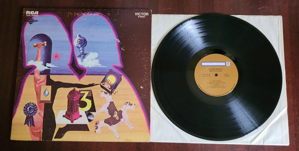 Three Dog Night - Golden Bisquits Vintage Vinyl LP (TESTED) 1971 Compilation - Image 1 of 4