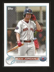 2022 Topps Pro Debut Base Card Blaze Jordan Salem Red Sox (#PD-115) - Picture 1 of 2