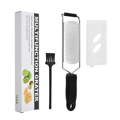 Queso de acero inoxidable y éster de cítricos - Herramienta de cocina con mango de rallador de limón premium Foto 1 de 4