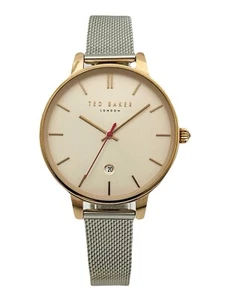 Ted Baker KATE TE10031548 Rose Gold Case and Dial Silver Mesh Bracelet Watch - Picture 1 of 22
