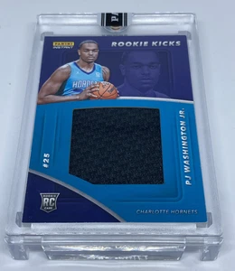 PJ WASHINGTON JR. 2019-20 Panini Instant Rookie Kicks RC Nike Shoe Patch #10/18 - Picture 1 of 3