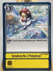 Digimon Symphony No. 1 - BT1-106 - R casi como nuevo - Imagen 1 de 2