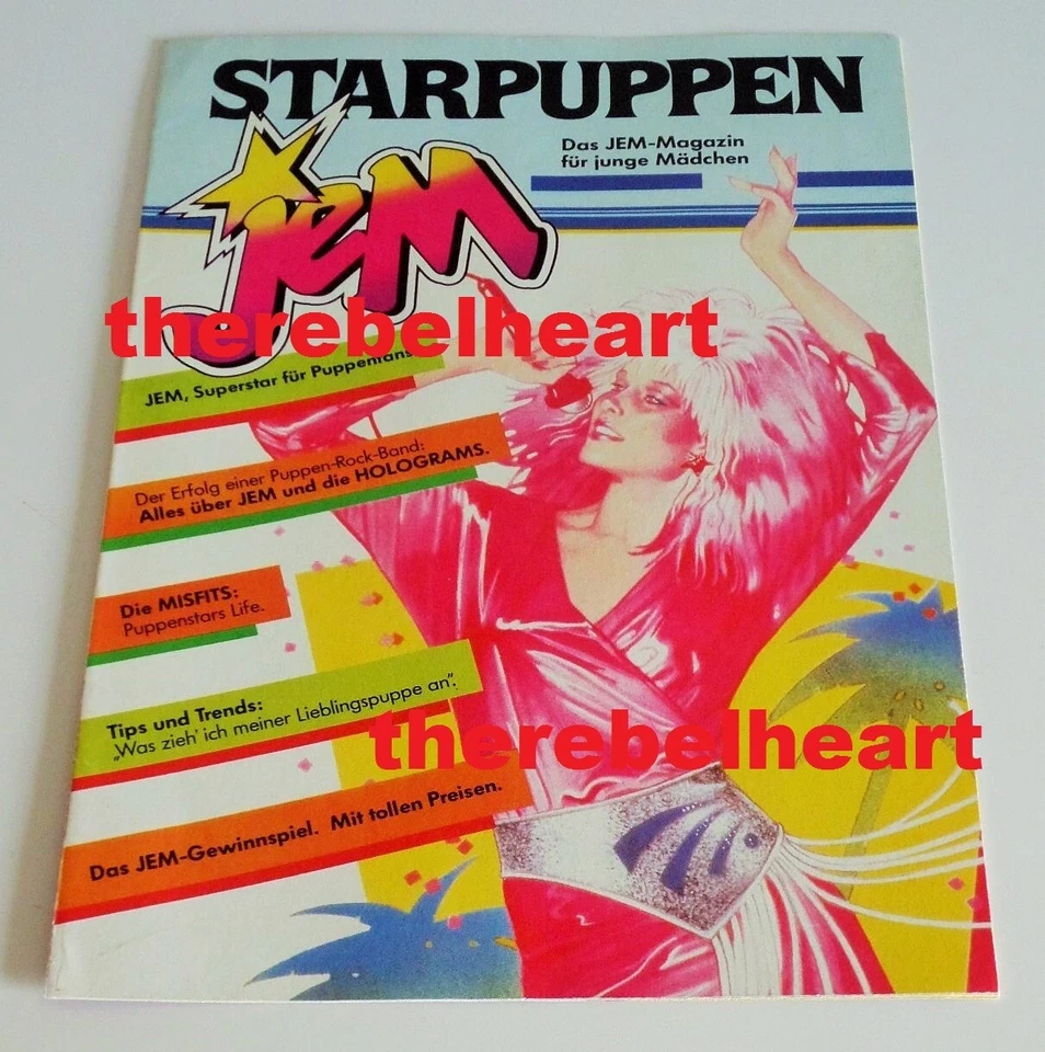 CATÁLOGO ALEMÁN JEM 1986 Hasbro Muñeca Promo Revista - MODA JUEGOS FOTOS Foto 1 de 1