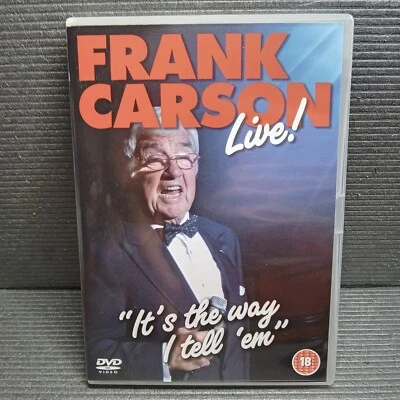 Frank Carson - Live! DVD * UK Release * Stand Up Comedy  It's The Way I Tell 'em - Image 1 of 4