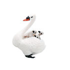  Mini Animal Figurines Miniature Garden Animals White Goose Model Statue